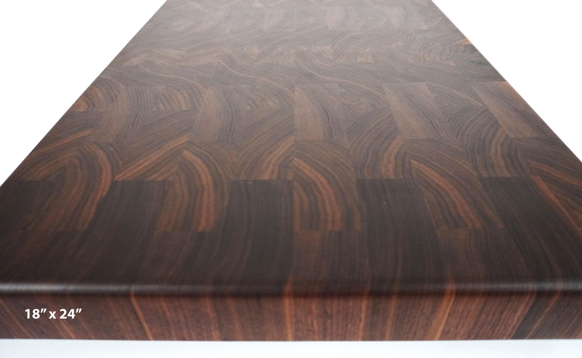 Live edge walnut cutting board, 12 x 24 wood chopping board, hardwood  thick butcher block, charcuterie board 
